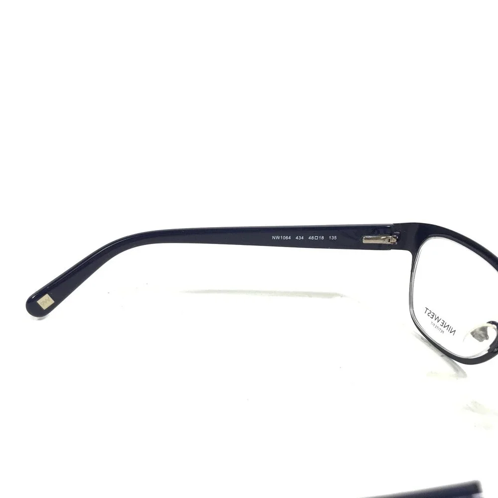 Nine West Eyeglasses Frames NW1064 434 Blue Square Cat Eye Full Rim 48-18-135